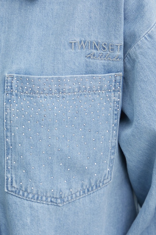 Twinset camasa jeans 251AP2340 albastru