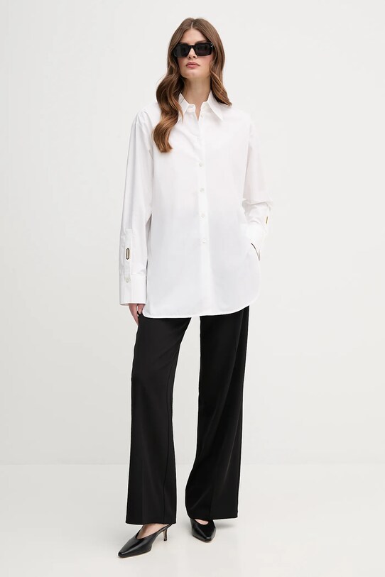 Emporio Armani pamut ing EW001708.AF15122 fehér SS25