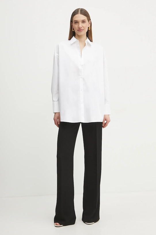 Bavlněná košile Armani Exchange XW000455.AF12812 bílá SS25