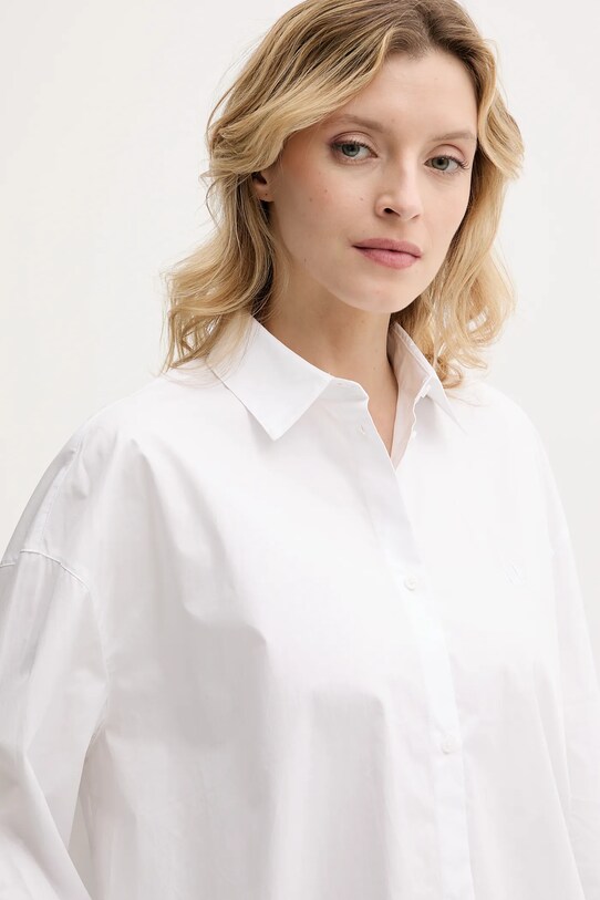 Armani Exchange camicia in cotone bianco XW001180.AF12812.NOS