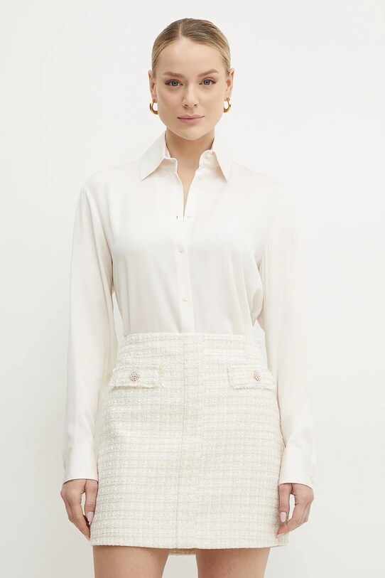 Armani Exchange camicia lunga beige XW000443.AF12742