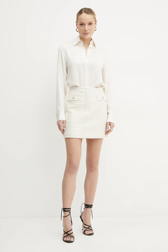 Armani Exchange camicia XW000443.AF12742 beige SS25