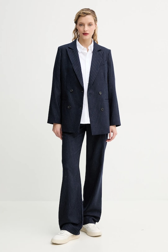 Bavlněná košile A.P.C. chemise boyfriend brodee COECK.F12550 bílá SS25