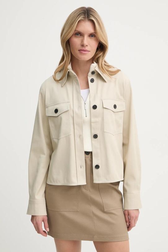 Košile Marc O'Polo hladký béžová 500001974005