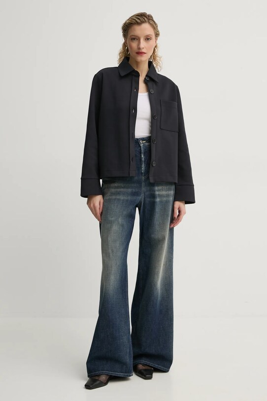 Marc O'Polo camasa 500300258005 bleumarin SS25