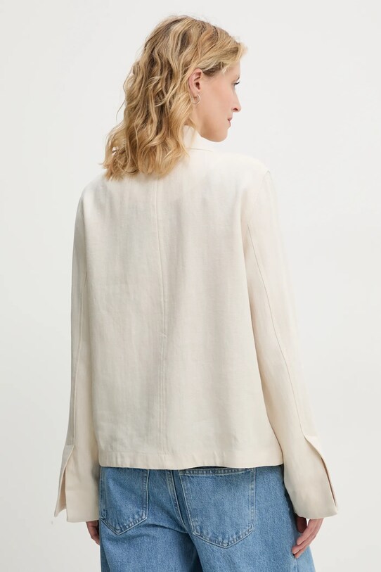 Oblečenie Ľanová košeľa Marc O'Polo 503006674035 béžová