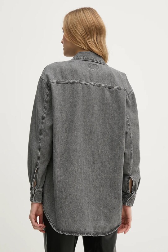 Îmbrăcăminte Pepe Jeans camasa jeans OVERSHIRT PL304963UM9 gri