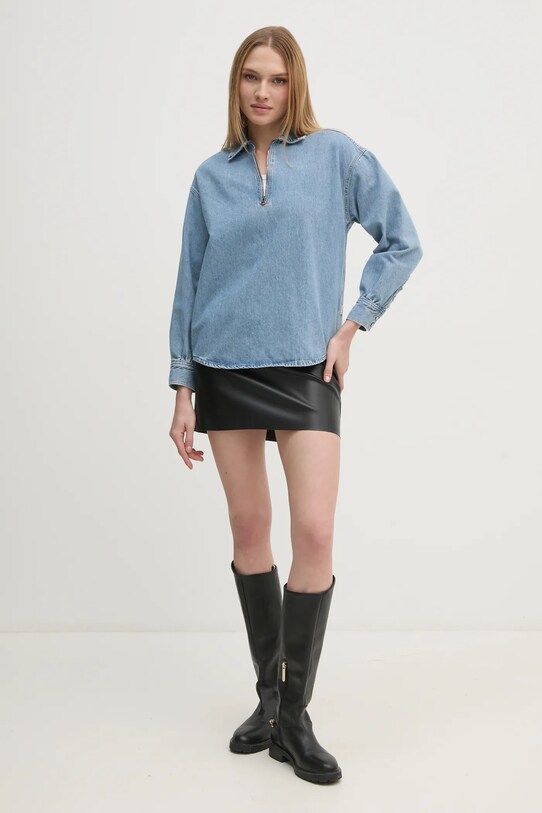 Джинсова блузка Pepe Jeans NOVA PL304985 блакитний SS25