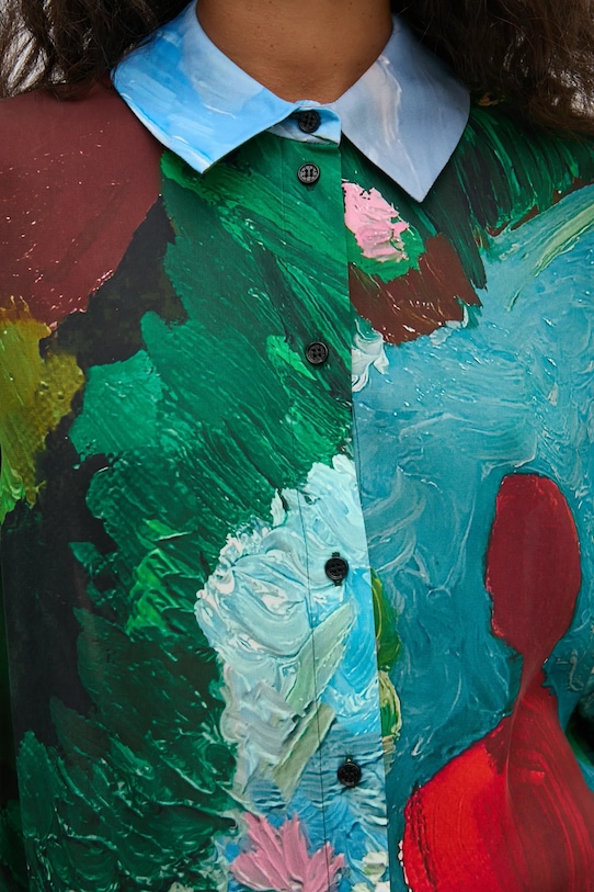 Košile Stine Goya SG.PS25.S015.2263P zelená