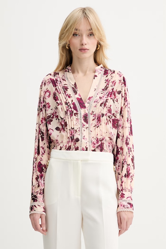 Guess koszula różowy W5RH16.WDW82