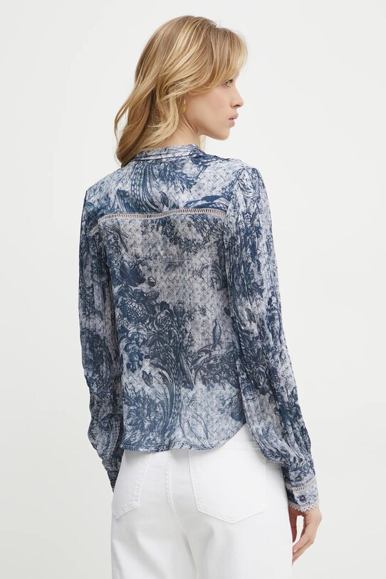 Îmbrăcăminte Guess camasa W5RH16.WDW82 albastru