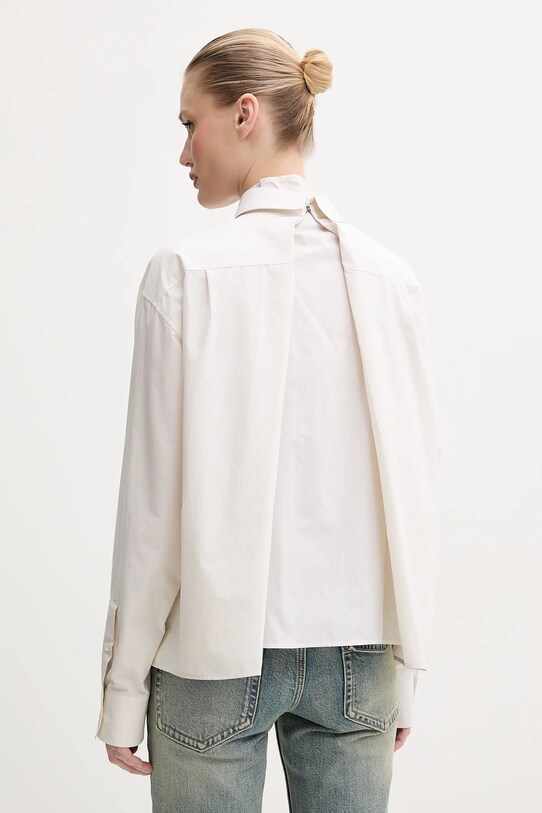 Îmbrăcăminte MM6 Maison Margiela camasa din bumbac S52DT0043 bej