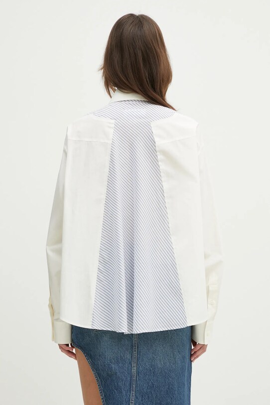 Clothing MM6 Maison Margiela cotton shirt S52DT0042 beige