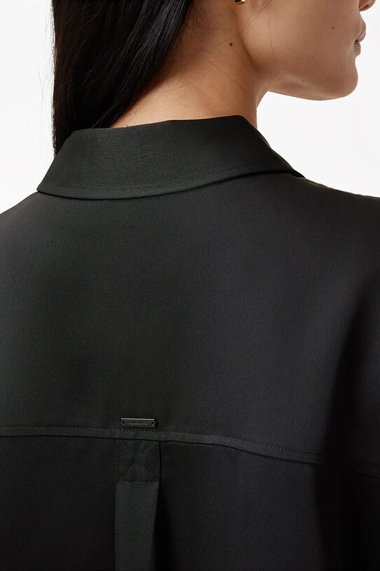 Îmbrăcăminte AllSaints cămașă MYRTLE W087PB negru