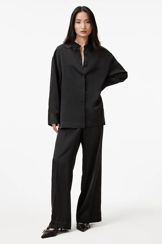 Сорочка AllSaints MYRTLE W087PB чорний