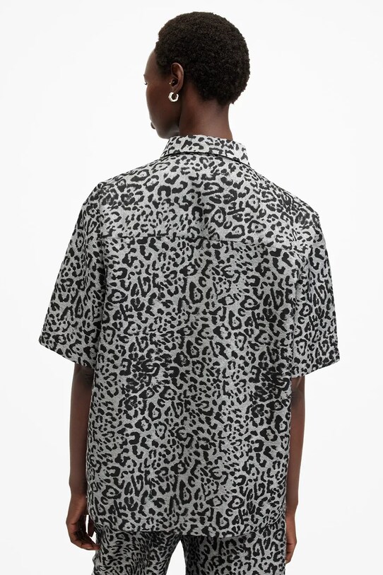 AllSaints cămașă JEMI argintiu W114PB