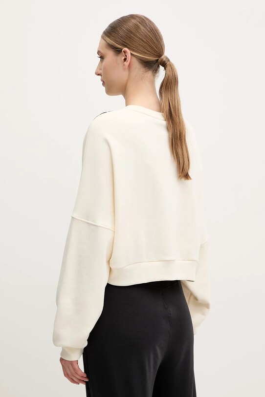 Îmbrăcăminte adidas Originals hanorac de bumbac Adibreak Cropped Sweatshirt JD0084 bej