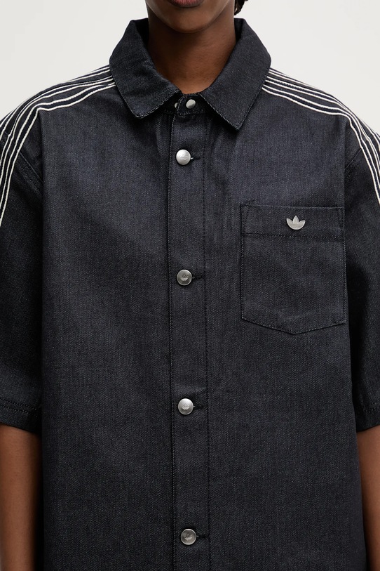 adidas Originals cămașă jeans Denim Shirt bleumarin JJ3146