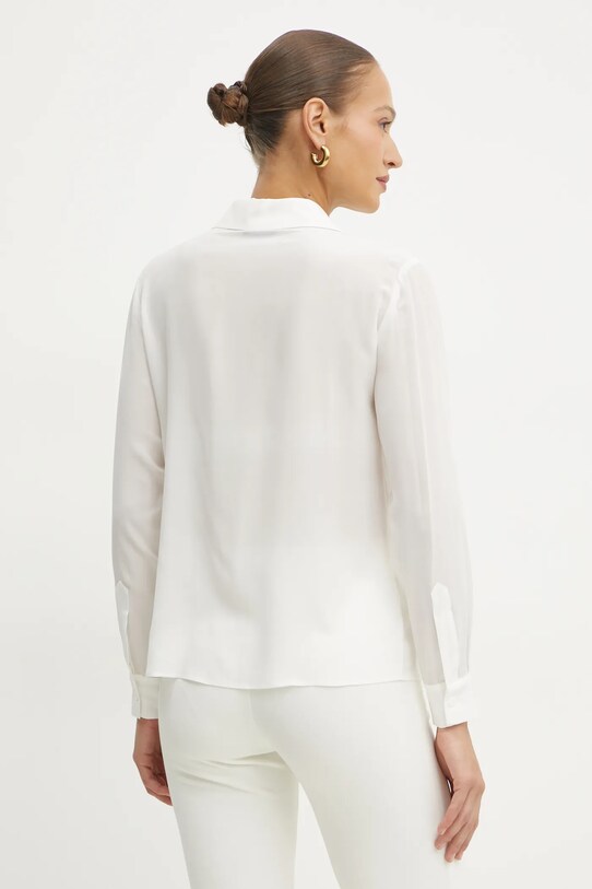 Abbigliamento Luisa Spagnoli camicia in seta 542035 bianco