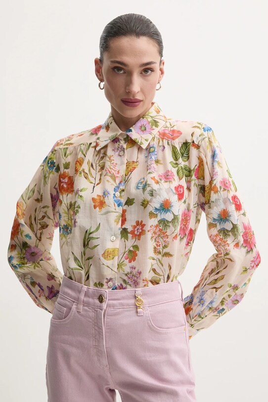 Luisa Spagnoli camicia regolare beige 541819