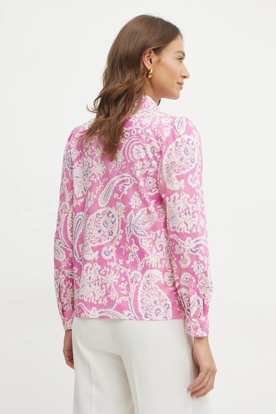 Îmbrăcăminte Luisa Spagnoli camasa din bumbac 541847 roz