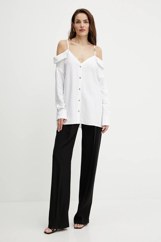 Versace Jeans Couture koszula 78HAL202.N0432 biały SS25