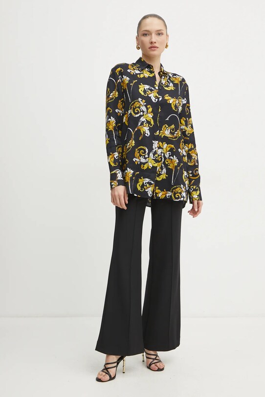 Versace Jeans Couture camicia 78HAL222.NS639 nero SS25