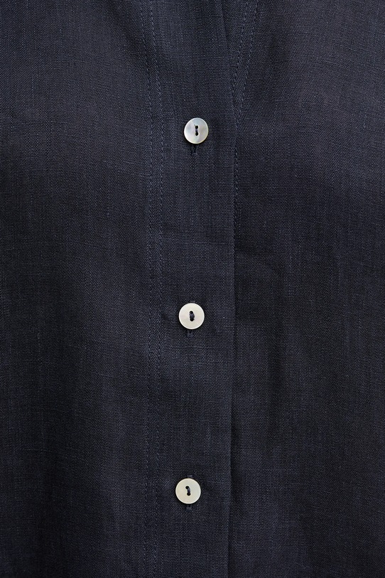 Lanena košulja Marella IXIE 2513111084 mornarsko plava