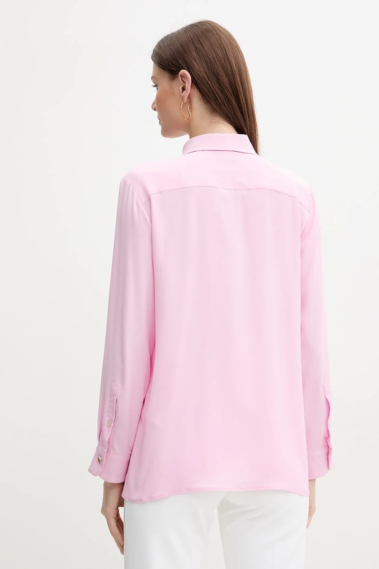 Одежда Рубашка с примесью шёлка Marella INACO 2513111161 розовый