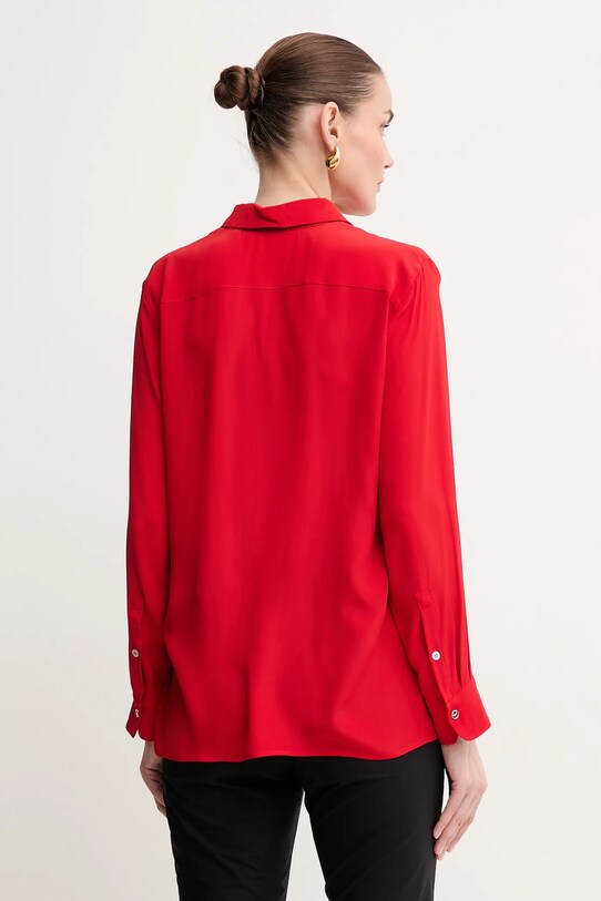 Îmbrăcăminte Marella cămașă din amestec de mătase INACO 2513111161 rosu