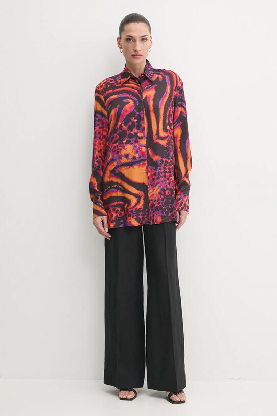 Versace Jeans Couture camicia 78HAL222.NS613 nero SS25