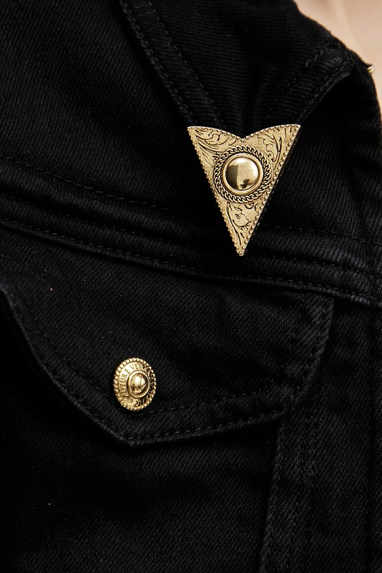 Versace Jeans Couture giacca di jeans 78HAL253.CDW00 nero