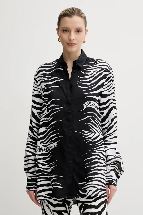 Versace Jeans Couture koszula klasyczny czarny 78HAL2P2.NS635