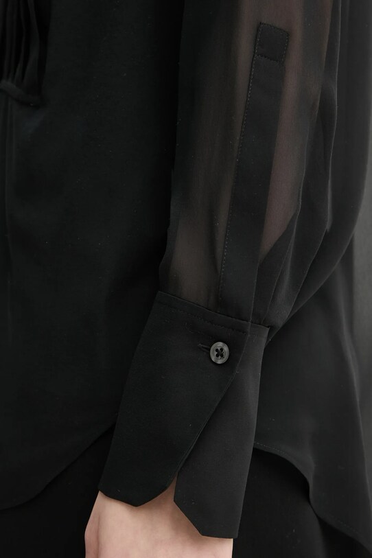 A.L.C. camasa de matase 5TOPS01754 negru