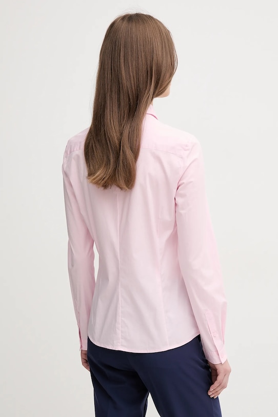 Ρούχα Πουκάμισο Sisley 5CNX5QD47 ροζ