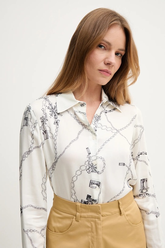 Sisley koszula beżowy 5PHVLQFF7