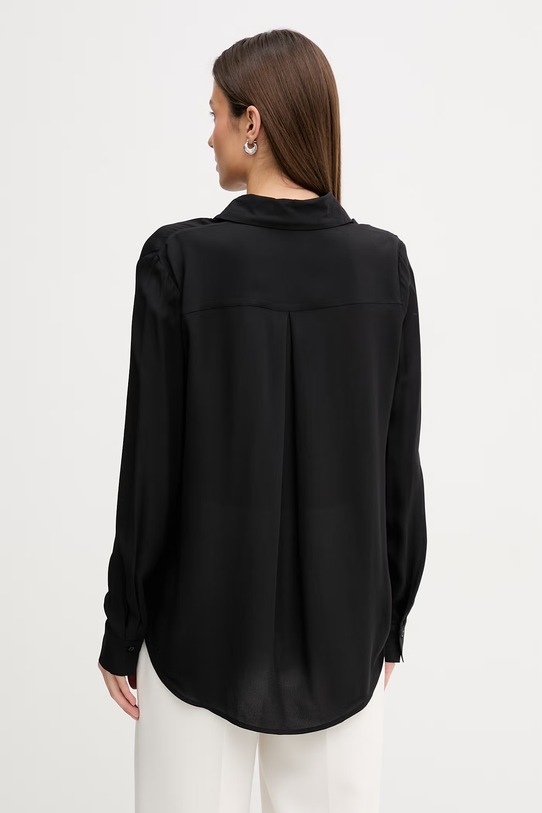 Odzież Sisley koszula 5IDTLQ08R czarny