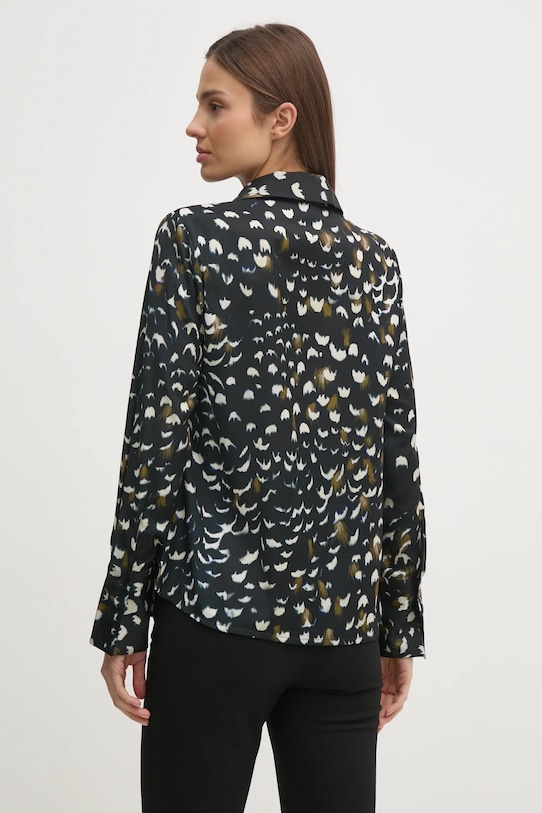 Îmbrăcăminte Sisley camasa 5V2SLQ025 negru