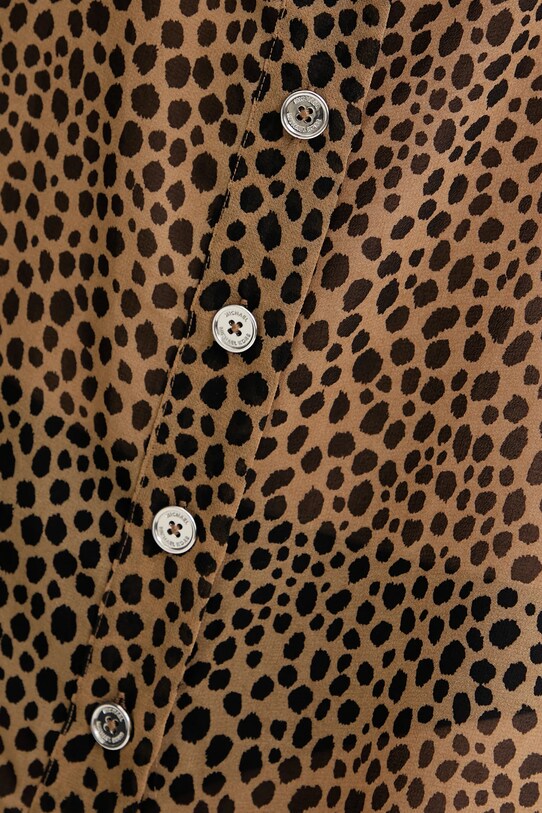 Πουκάμισο MICHAEL Michael Kors καφέ MM54791