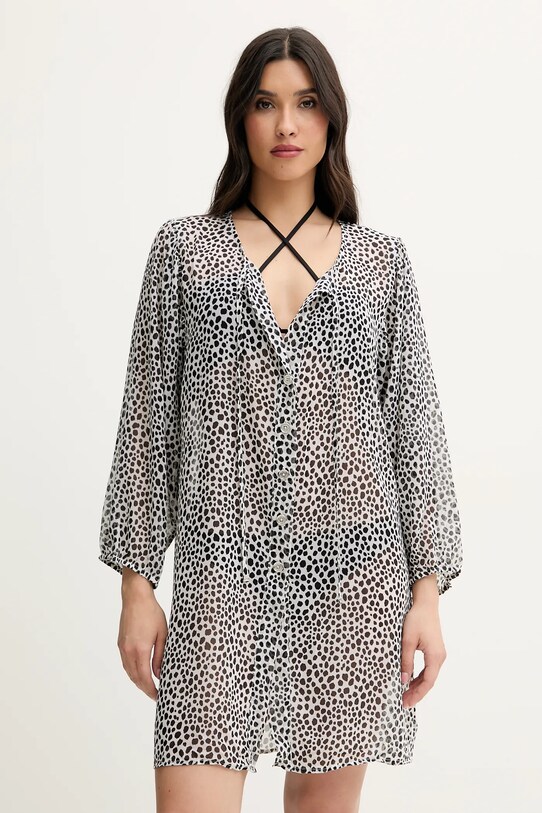 Košeľa MICHAEL Michael Kors regular čierna MM54791