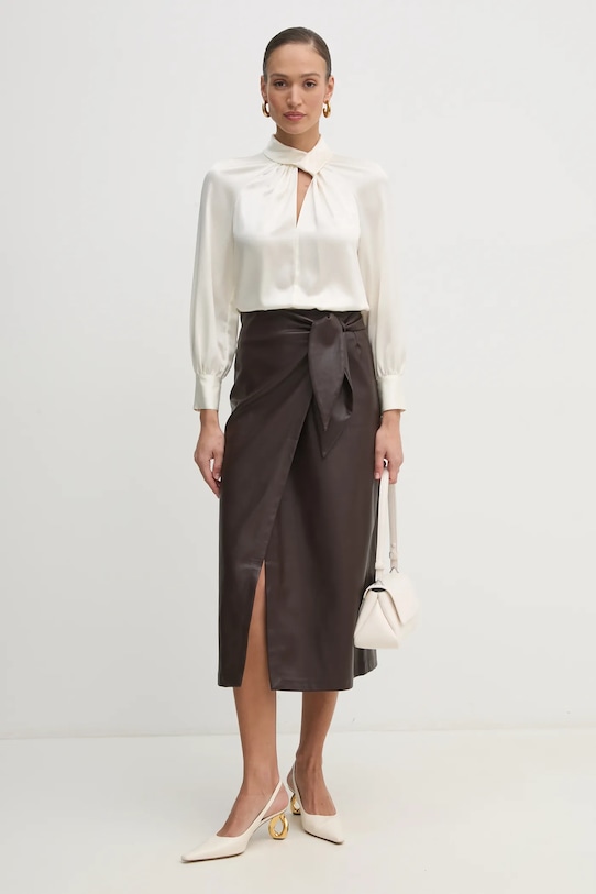 Marciano Guess bluzka DION 5RGH00.7246A beżowy SS25