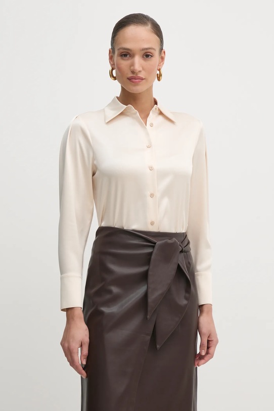 Košile Marciano by Guess DION hladký béžová 5RGH01.7246A