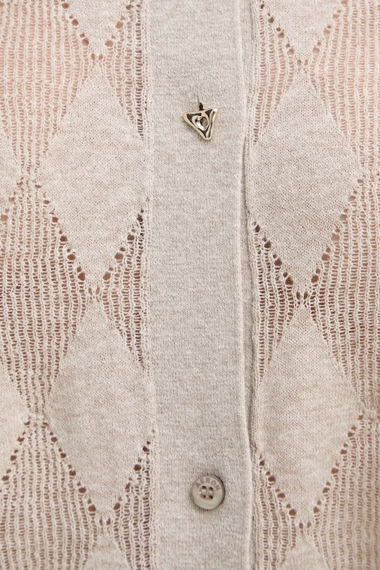 AERON cardigan cu amestec de in TAMARA SH190561 bej