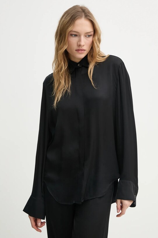 AERON camasa STALLION lung negru SH181555