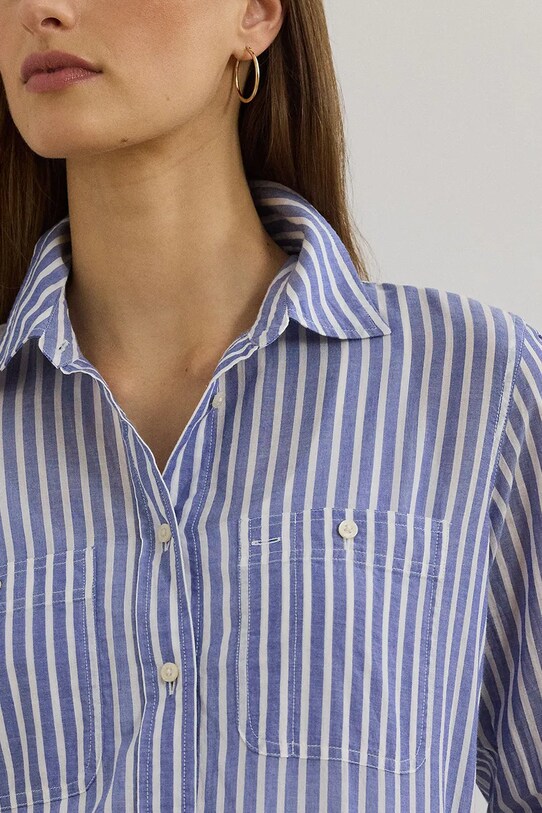 Памучна риза Lauren Ralph Lauren син 200970150