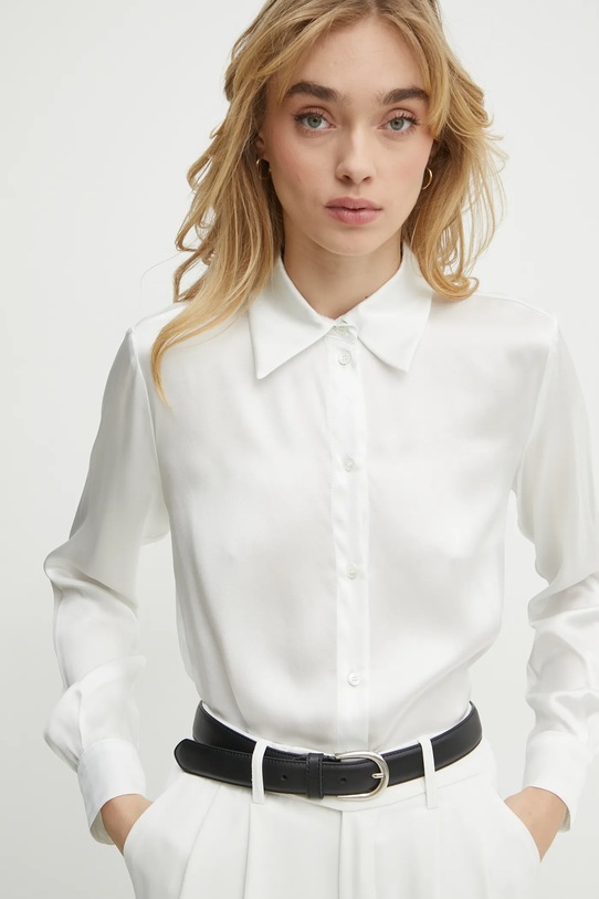 Шелковая рубашка MAX&Co. белый 2516111061200