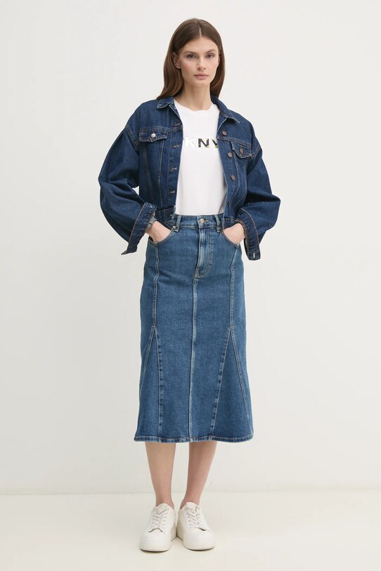 Dkny t-shirt P4KHAWNA biały SS25