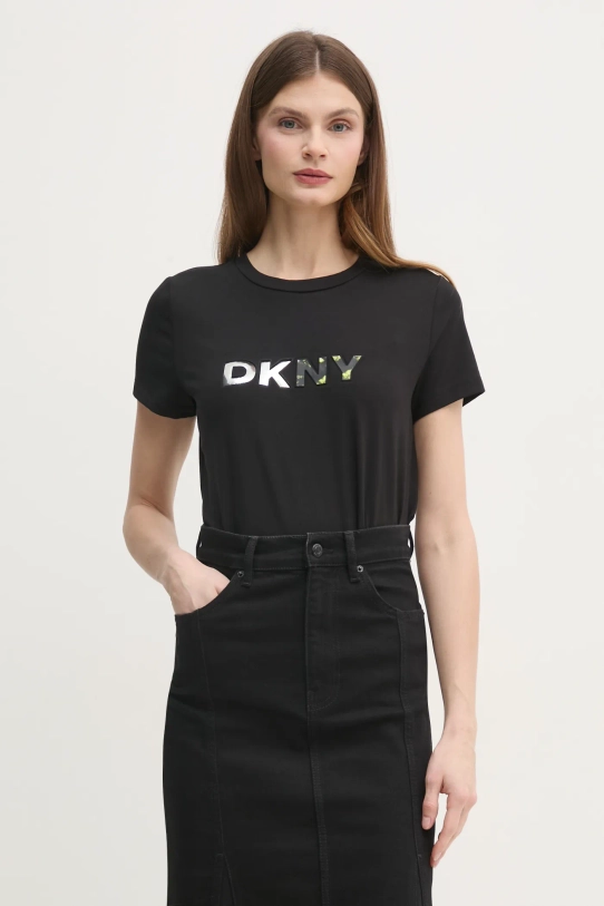 Dkny t-shirt regular czarny P4KHAWNA