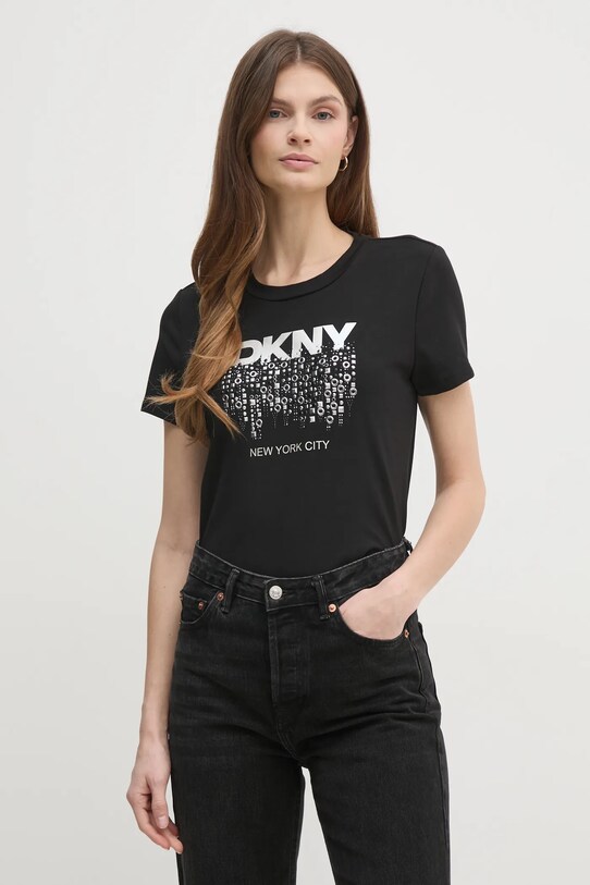 Tričko Dkny čierna P4JHLWNA