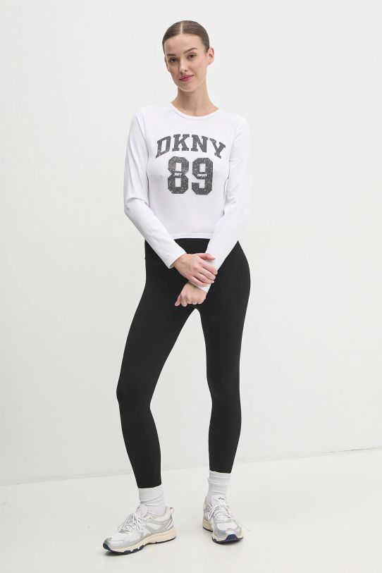 Tričko s dlhým rukávom Dkny DP4T9979 biela SS25